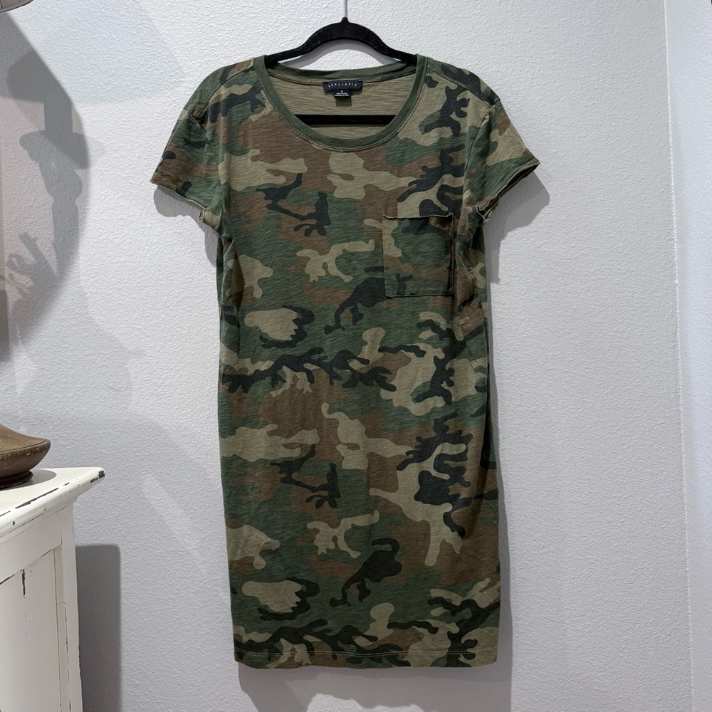 Sanctuary Camo T-Shirt Dress Small